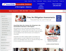 Tablet Screenshot of ameriglide-birmingham-al.com